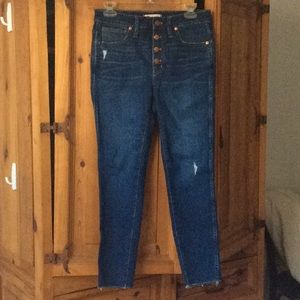Women’s Madewell Petite 10” High Rise Skinny Jeans